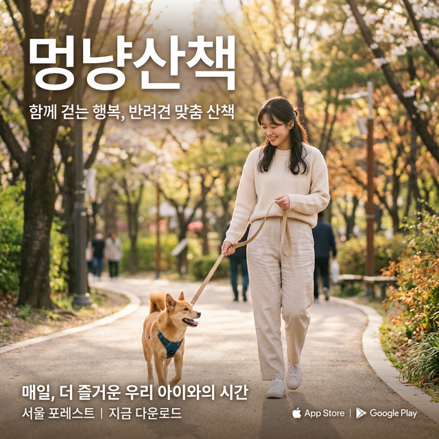 멍냥산책 펫 산책 매칭 앱